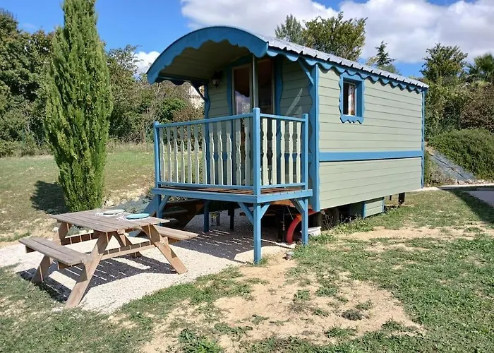 Roulotte Du Touton Ferienhaus *