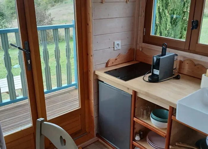 Roulotte Du Touton Ferienhaus *